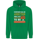 Photography Addiction Funny Photographer Childrens Kids Hoodie Irish Green