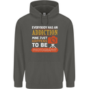 Photography Addiction Funny Photographer Childrens Kids Hoodie Storm Grey