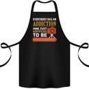 Photography Addiction Funny Photographer Cotton Apron 100% Organic Black