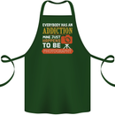 Photography Addiction Funny Photographer Cotton Apron 100% Organic Forest Green