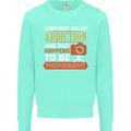 Photography Addiction Funny Photographer Mens Sweatshirt Jumper Peppermint