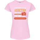 Photography Addiction Funny Photographer Womens Petite Cut T-Shirt Light Pink