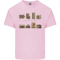 Photography Camera Evolution Photograper Mens Cotton T-Shirt Tee Top Light Pink