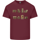 Photography Camera Evolution Photograper Mens Cotton T-Shirt Tee Top Maroon