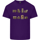 Photography Camera Evolution Photograper Mens Cotton T-Shirt Tee Top Purple