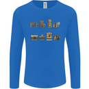 Photography Camera Evolution Photograper Mens Long Sleeve T-Shirt Royal Blue