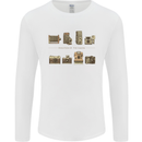 Photography Camera Evolution Photograper Mens Long Sleeve T-Shirt White