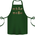 Photography Camera Evolution Photographer Cotton Apron 100% Organic Forest Green