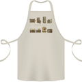 Photography Camera Evolution Photographer Cotton Apron 100% Organic Natural