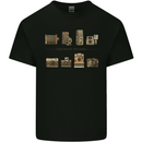 Photography Camera Evolution Photographer Kids T-Shirt Childrens Black