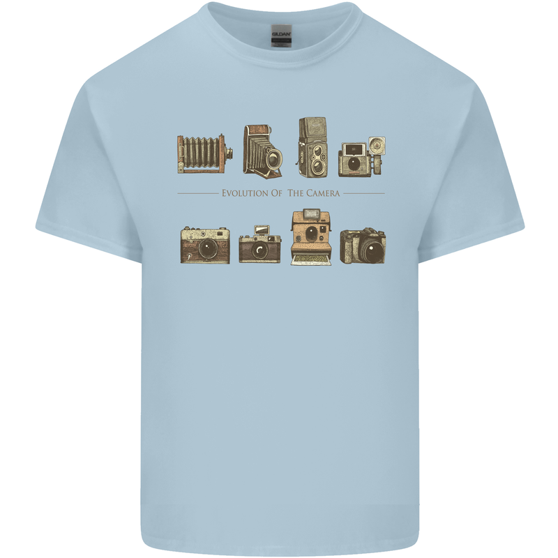 Photography Camera Evolution Photographer Kids T-Shirt Childrens Light Blue
