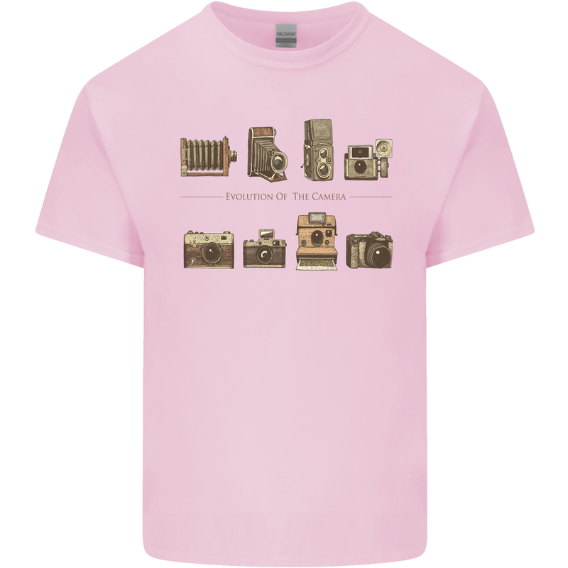 Photography Camera Evolution Photographer Kids T-Shirt Childrens Light Pink