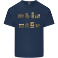 Photography Camera Evolution Photographer Kids T-Shirt Childrens Navy Blue