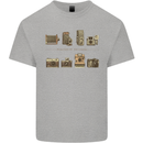 Photography Camera Evolution Photographer Kids T-Shirt Childrens Sports Grey