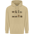 Photography Camera Evolution Photographer Mens 80% Cotton Hoodie Sand