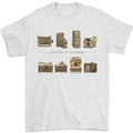 Photography Camera Evolution Photographer Mens T-Shirt Cotton Gildan White