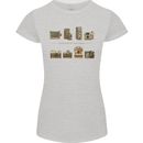 Photography Camera Evolution Photographer Womens Petite Cut T-Shirt Sports Grey