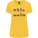 Photography Camera Evolution Photographer Womens Wider Cut T-Shirt Yellow