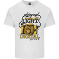 Photography Drawing With Light Photographer Mens Cotton T-Shirt Tee Top White