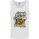 Photography Drawing With Light Photographer Mens Vest Tank Top White