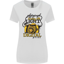 Photography Drawing With Light Photographer Womens Wider Cut T-Shirt White