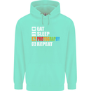 Photography Eat Sleep Photographer Funny Childrens Kids Hoodie Peppermint