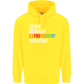 Photography Eat Sleep Photographer Funny Childrens Kids Hoodie Yellow