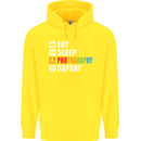 Photography Eat Sleep Photographer Funny Childrens Kids Hoodie Yellow
