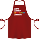 Photography Eat Sleep Photographer Funny Cotton Apron 100% Organic Maroon