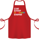 Photography Eat Sleep Photographer Funny Cotton Apron 100% Organic Red