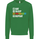 Photography Eat Sleep Photographer Funny Mens Sweatshirt Jumper Irish Green