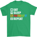Photography Eat Sleep Photographer Funny Mens T-Shirt Cotton Gildan Irish Green