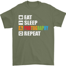 Photography Eat Sleep Photographer Funny Mens T-Shirt Cotton Gildan Military Green
