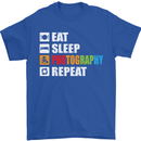 Photography Eat Sleep Photographer Funny Mens T-Shirt Cotton Gildan Royal Blue