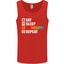 Photography Eat Sleep Photographer Funny Mens Vest Tank Top Red
