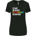 Photography Eat Sleep Photographer Funny Womens Wider Cut T-Shirt Black
