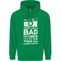 Photography How Your Face Looks Sometimes Childrens Kids Hoodie Irish Green