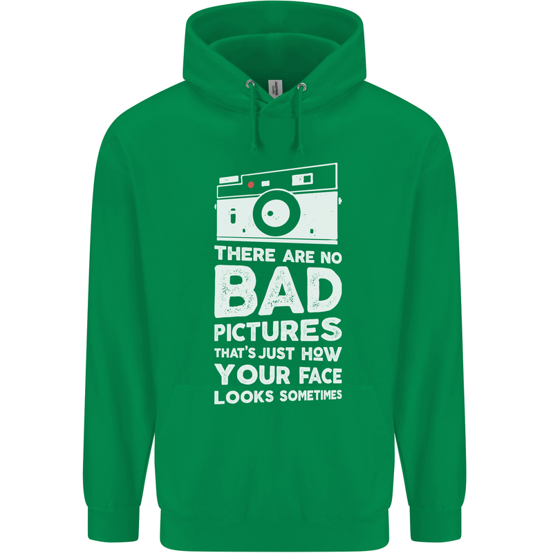 Photography How Your Face Looks Sometimes Childrens Kids Hoodie Irish Green