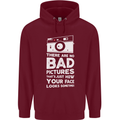 Photography How Your Face Looks Sometimes Childrens Kids Hoodie Maroon