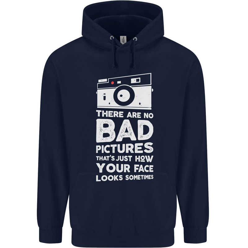 Photography How Your Face Looks Sometimes Childrens Kids Hoodie Navy Blue