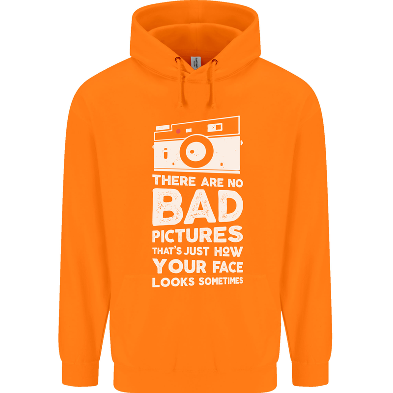 Photography How Your Face Looks Sometimes Childrens Kids Hoodie Orange