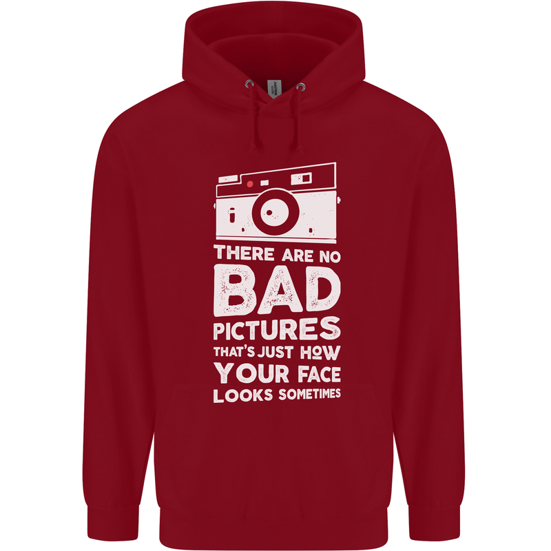 Photography How Your Face Looks Sometimes Childrens Kids Hoodie Red