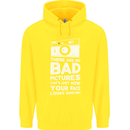 Photography How Your Face Looks Sometimes Childrens Kids Hoodie Yellow