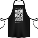Photography How Your Face Looks Sometimes Cotton Apron 100% Organic Black
