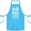 Photography How Your Face Looks Sometimes Cotton Apron 100% Organic Turquoise