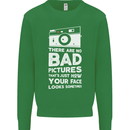 Photography How Your Face Looks Sometimes Kids Sweatshirt Jumper Irish Green