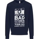Photography How Your Face Looks Sometimes Kids Sweatshirt Jumper Navy Blue
