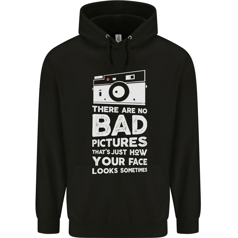 Photography How Your Face Looks Sometimes Mens 80% Cotton Hoodie Black