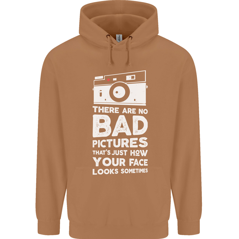 Photography How Your Face Looks Sometimes Mens 80% Cotton Hoodie Caramel Latte
