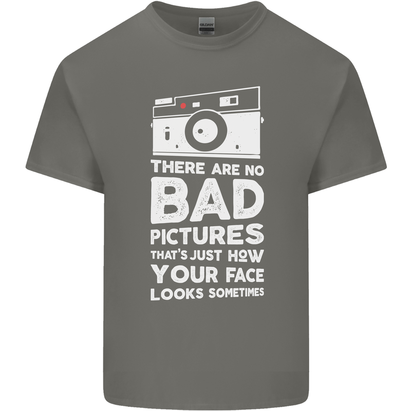 Photography How Your Face Looks Sometimes Mens Cotton T-Shirt Tee Top Charcoal